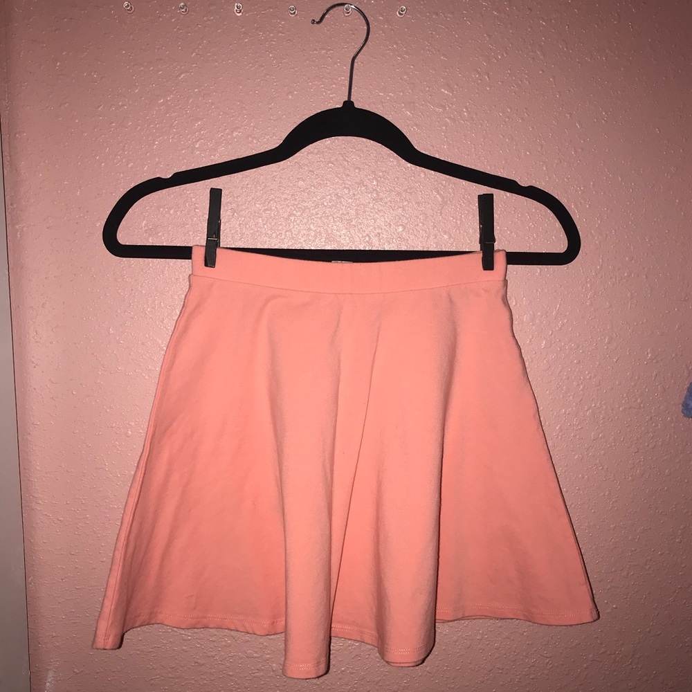 Pink stretchy circle skirt